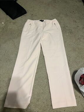 Sharagano Women's Light Pink Straight-Leg Pants
